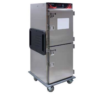 Cres Cor H137SUA6DSD 30.5" W Stainless Steel 1-Compartment Insulated (6) Sets Extruded Aluminum Transport Angles Mobile Heated Cabinet - 120 Volts