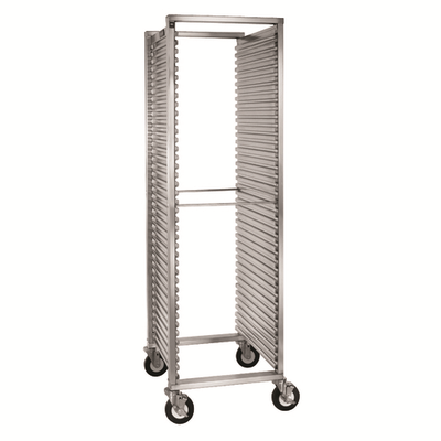 Cres Cor 2001833A 57.56" H Aluminum End Loading Intermediate Height Mobile Utility Rack