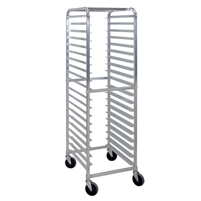 Cres Cor 275701820KD 69.75" H Aluminum End Loading Full Height Mobile Knock Down Utility Rack