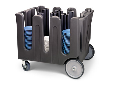 Vollrath ADC-6 Gray Adjustable Dish Caddy With Handle