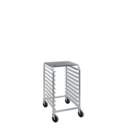 Cres Cor 275381810KDT 38.25" H Aluminum End Loading Half Height Mobile Knock Down Utility Rack