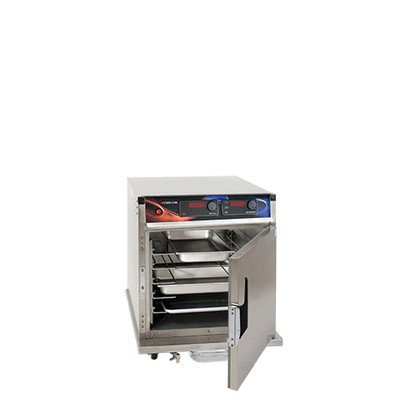Cres Cor H137WSUA5D AquaTemp 28.25" W Stainless Steel 1-Compartment Insulated Mobile Heated (5) Sets of Stainless Steel Wire Humidity Cabinet - 120 Volts