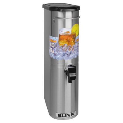 Bunn 39600.0031 3.5 Gallon Stainless Steel Narrow Iced Beverage Dispenser