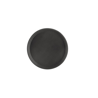 CAC China PDTR-11BK Brown Plastic Round Super Tray (12 Each Per Case)
