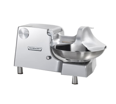 Hobart 84186-2 Burnished Aluminum Food Cutter - 115 Volts 1 HP