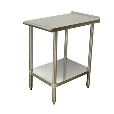 Advance Tabco TFMSU-150 15" W x 30" D Stainless Steel 16 Gauge Equipment Filler Table