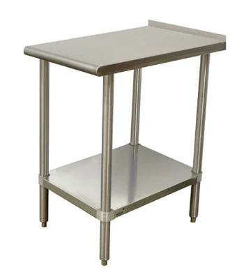 Advance Tabco TFMSU-150 15" W x 30" D Stainless Steel 16 Gauge Equipment Filler Table