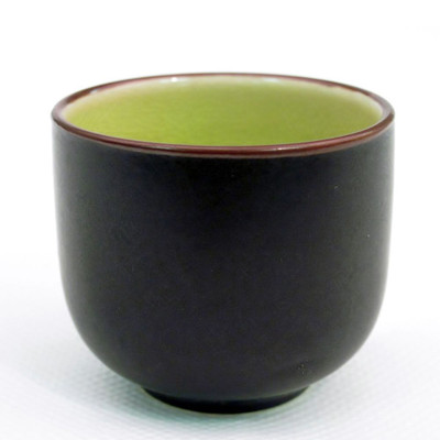 CAC China 666-WC-G 1.5 Oz. Golden Green Ceramic Round Japanese Style Sake Pot (6 Dozen Per Case)