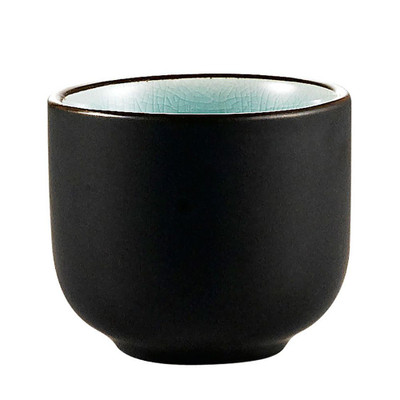 CAC China 666-WC-BLU 1.5 Oz. Lake Blue Ceramic Round Japanese Style Sake Pot (6 Dozen Per Case)