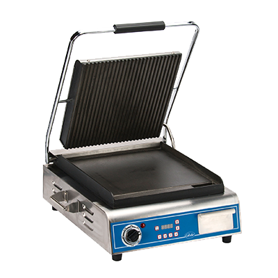 Globe GPGS14D-E Electric Countertop Sandwich/Panini Grill - 120 Volts
