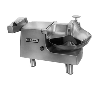 Hobart 84145-1 Burnished Aluminum Food Cutter with #12 Attachment Hub - 115 Volts 1/2 HP
