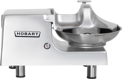 Hobart 84145-1 Burnished Aluminum Food Cutter with #12 Attachment Hub - 115 Volts 1/2 HP