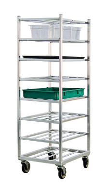 New Age 1358 20.88"W Mobile 8 Multi-Purpose Rack with 7.25" Centers