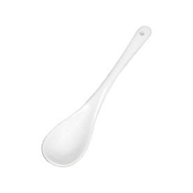 CAC China SPN-6 Super White Porcelain Gourmet Collection Tasting Spoon (6 Dozen Per Case)