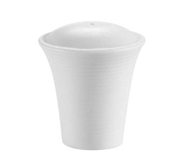 CAC China TST-SS Super White Porcelain Round Transitions Salt Shaker (4 Dozen Per Case)