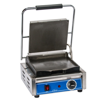 Globe GSG10 19" W Stainless Steel Electric Countertop Bistro Panini Grill - 120 Volts