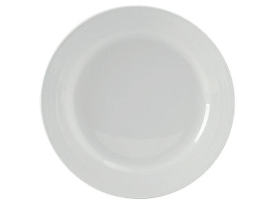 Tuxton FPA-116 11-3/4" Porcelain Round Plate (1 Dozen)