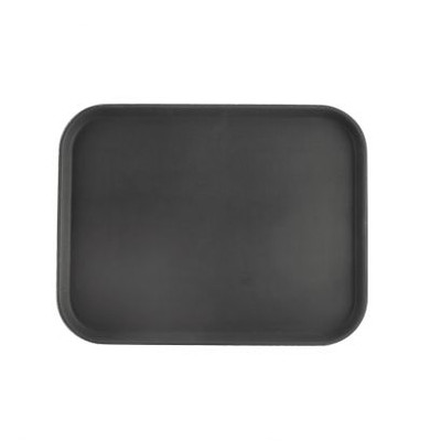 CAC China PDTD-1418BK Black Plastic Rectangular Super Tray (12 Each Per Case)