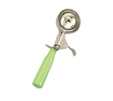 American Metalcraft NSPDS12 Size 12 Green Handle Thumb Disher