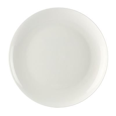 CAC China MAJ-7C 7&quot; Dia. White Bone China Round Majesty Plate (3 Dozen Per Case)