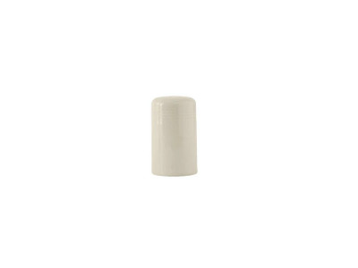 Tuxton BEI-0301 1-3/4" 2 Oz. Ceramic American White/Eggshell PepPer Shaker (1 Dozen)