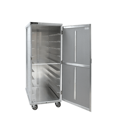 Cres Cor 101152020 63.75" H Aluminum Single Compartment Mobile Tray Delivery Cabinet