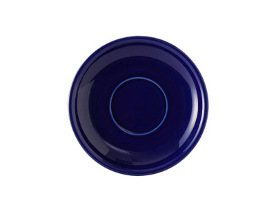 Tuxton BCE-066 6-3/4" Ceramic Cobalt Round Cappuccino Saucer (2 Dozen Per Case)