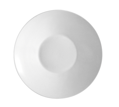 CAC China SHA-CR21 11" Dia. Super White Porcelain Round Sushia Salad Plate (1 Dozen)