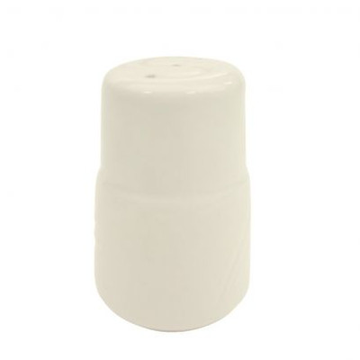 CAC China GAD-SS Bone White Porcelain Garden State Salt Shaker (4 Dozen Per Case)