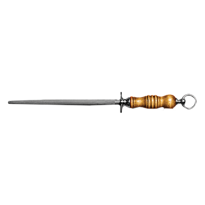 Dexter 7291 14" x 1/2" Butcher Steel with Hardwood Handle