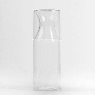American Metalcraft WC40 40 Oz. Clear Plastic Water Carafe