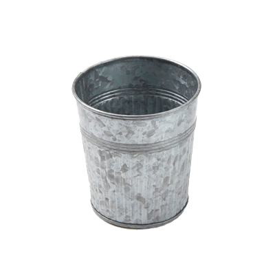 American Metalcraft GFC335 4.25&quot; 24 Oz. Steel Round French Fry Cup