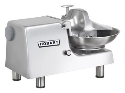 Hobart 84145-2 Burnished Aluminum Food Cutter - 115 Volts 1/2 HP