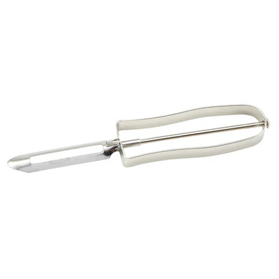 Winco VP-1 6" Nickel Plated Handle VegeTable Peeler (Contains 1 Dozen)