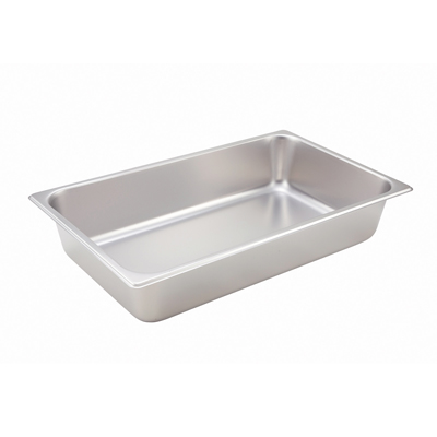 Winco SPF4 Full Size Stainless Steel Steam Table Pan