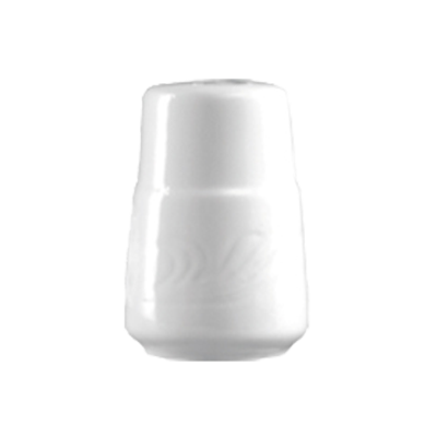 CAC China RSV-PS 2.88" H Super White Porcelain Roosevelt Pepper Shaker (4 Dozen Per Case)