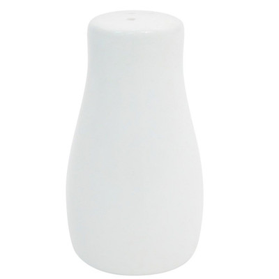 CAC China CN-PS Super White Porcelain Round Accessories Pepper Shaker (4 Dozen Per Case)