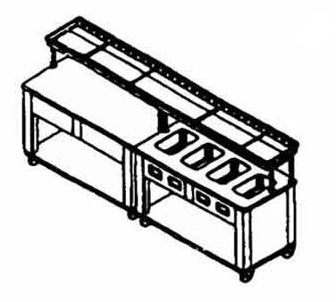 Piper Products ESC-74 Tray Make-Up Conveyor