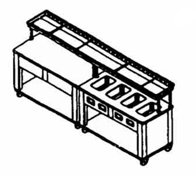 Piper Products ESC-74 Tray Make-Up Conveyor