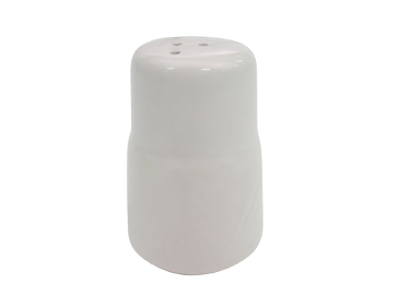 CAC China GAD-PS Bone White Porcelain Garden State Pepper Shaker (4 Dozen Per Case)