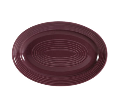 CAC China TG-51-PLM Plum Porcelain Oval Tango Platter (1 Dozen)