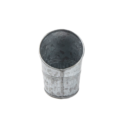 American Metalcraft GFC45 3.5 10 Oz. Steel Round French Fry Cup