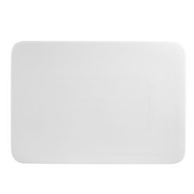CAC China SF-RT12 Bone White Porcelain Rectangular Sunrise Platter (1 Dozen)