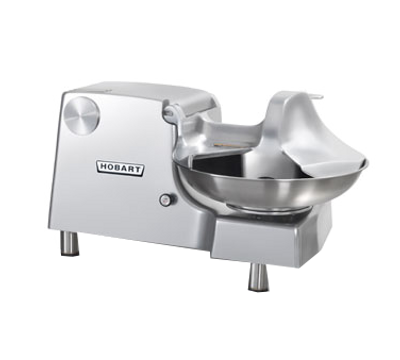 Hobart 84186-1 Burnished Aluminum Food Cutter with #12 Attachment Hub - 115 Volts 1 HP