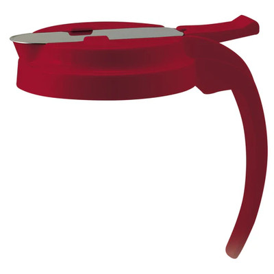 Winco PSUD-RLID Red Lid for 32 Oz. &amp; 48 Oz. Syrup Dispensers