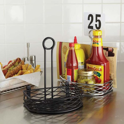 American Metalcraft SRBNB1 Birdnest Condiment Rack 5.63" x 8" x 9.13"H