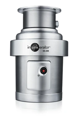 inSinkErator SS-200-18B-MRS Complete Disposer Package With 18" Diameter Bowl 6-5/8" Diameter Inlet