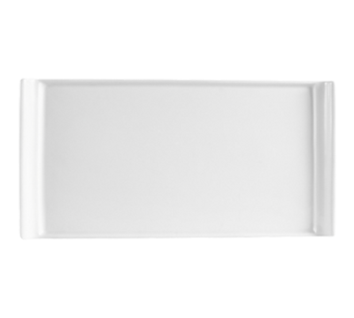 CAC China DYN-61 Bone White Porcelain Rectangular Dynasty Platter (1 Dozen)
