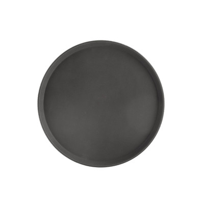 CAC China PDTR-16BK Black Plastic Round Super Tray (12 Each Per Case)