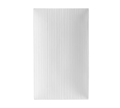 CAC China SUS-RT14 Bone White Porcelain Rectangular Sushi Signature Platter (1 Dozen)